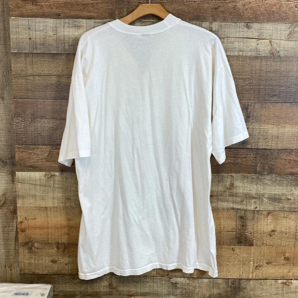 Vintage 1998 Vince Gill Tour T-Shirt Men Size OS Ivory Graphic Tee Country Music - Picture 6 of 10